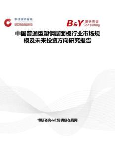 中國普通型塑鋼屋面板行業市場規模及未來投資方向研究報告