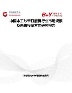 中國木工砂帶打磨機(jī)行業(yè)市場規(guī)模及未來投資方向研究報(bào)告