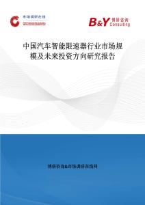 中國汽車智能限速器行業市場規模及未來投資方向研究報告