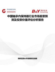 中國軸承內保持器行業(yè)市場前景預測及投資價值評估分析報告