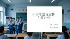 中小學禁毒宣傳主題班會