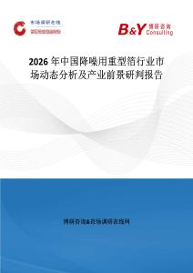 2026年中國降噪用重型箔行業市場動態分析及產業前景研判報告