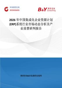 2026年中國集成化企業資源計劃(ERP)系統行業市場動態分析及產業前景研判報告