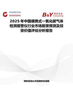 2025年中國便攜式一氧化碳氣體檢測報警儀行業市場前景預測及投資價值評估分析報告