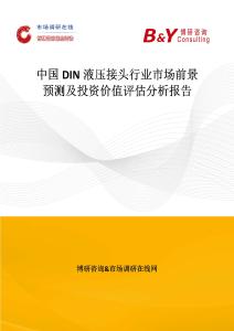 中國DIN液壓接頭行業市場前景預測及投資價值評估分析報告
