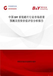 中國DIY香氛蠟片行業市場前景預測及投資價值評估分析報告