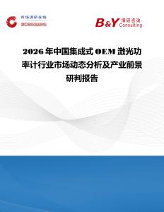 2026年中國集成式OEM激光功率計行業(yè)市場動態(tài)分析及產(chǎn)業(yè)前景研判報告