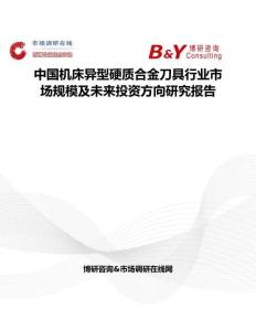 中国机床异型硬质合金刀具行业市场规模及未来投资方向研究报告