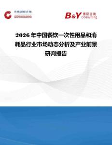 2026年中國餐飲一次性用品和消耗品行業市場動態分析及產業前景研判報告