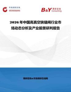 2026年中国高真空狭缝阀行业市场动态分析及产业前景研判报告