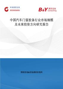 中國汽車門窗膠條行業市場規模及未來投資方向研究報告