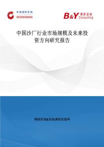 中國沙廠行業市場規模及未來投資方向研究報告