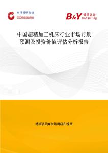 中国超精加工机床行业市场前景预测及投资价值评估分析报告