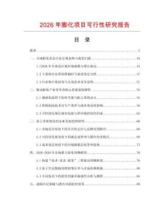 2026年膨化項目可行性研究報告