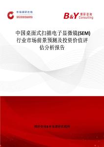 中國(guó)桌面式掃描電子顯微鏡(SEM)行業(yè)市場(chǎng)前景預(yù)測(cè)及投資價(jià)值評(píng)估分析報(bào)告