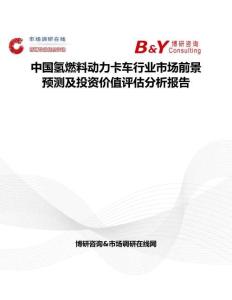 中國氫燃料動力卡車行業(yè)市場前景預(yù)測及投資價值評估分析報告