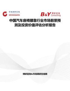 中国汽车座椅腰靠行业市场前景预测及投资价值评估分析报告