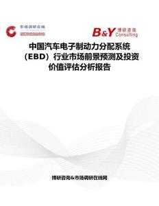 中國汽車電子制動力分配系統（EBD）行業市場前景預測及投資價值評估分析報告