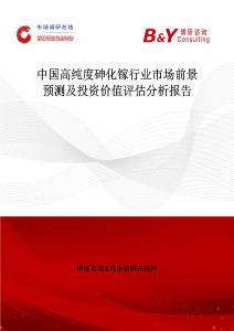 中国高纯度砷化镓行业市场前景预测及投资价值评估分析报告