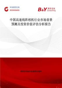 中國高速線陣相機行業市場前景預測及投資價值評估分析報告