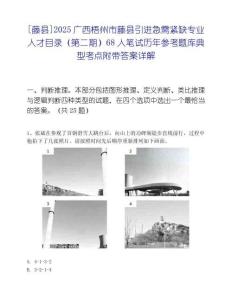 [藤县]2025广西梧州市藤县引进急需紧缺专业人才目录（第二期）68人笔试历年参考题库典型考点附带答案详解