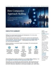 技能建设领先法则：卓越企业的十大运营原则+How+Companies+Approach+