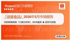 「保健食品」2026年5月市场报告 Shopee虾皮 马来西亚