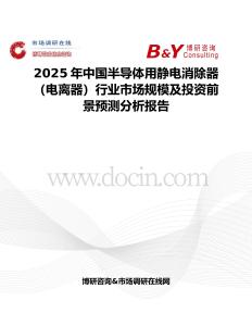 2025年中國半導體用靜電消除器（電離器）行業市場規模及投資前景預測分析報告