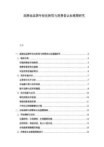 潤滑油品牌年輕化轉型與消費者認知重塑研究