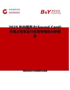 2025年中国声卡(Sound Card)市场占有率及行业竞争格局分析报告
