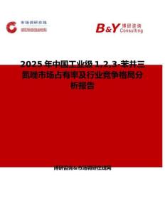 2025年中國工業(yè)級123-苯并三氮唑市場占有率及行業(yè)競爭格局分析報告
