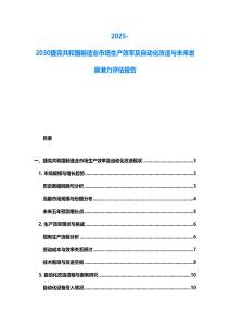 2025-2030捷克共和國制造業(yè)市場生產(chǎn)效率及自動化改造與未來發(fā)展?jié)摿υu估報告