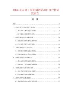 2026及未來5年鋁制滑輪項目可行性研究報告