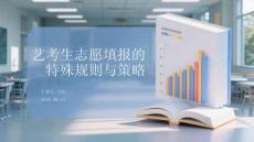 藝考生志愿填報的特殊規則與策略