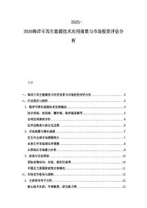 2025-2030海洋可再生能源技術應用前景與市場投資評估分析