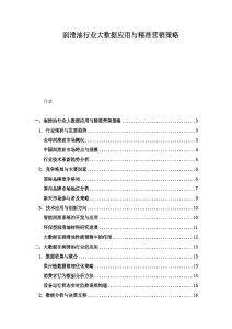 潤滑油行業(yè)大數(shù)據(jù)應(yīng)用與精準(zhǔn)營銷策略