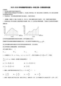 2025-2026學年新疆伊犁州奎屯一中高三第一次模擬數學試題含解析