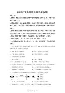 2026年廣東深圳市部分學校中考化學模擬試卷（含答案）0001