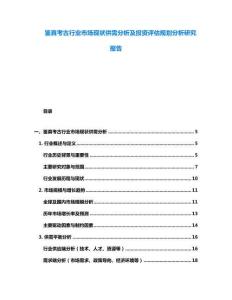 鑒真考古行業市場現狀供需分析及投資評估規劃分析研究報告