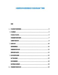 火腿蒸包中央廚房建設計劃及商業推廣策略