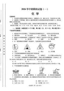 2026年洛阳市中考一模化学试卷含答案
