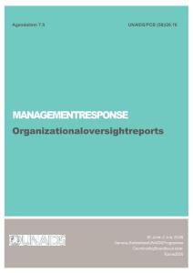 unaids -議程項目 7.5：管理層答復 Agenda item 7.5  Management response