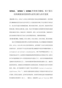 SCN1A、 SCN2A與 SCN8A突變相關癲癇：基于蛋白結構域視角的基因型-表型關聯與治療進展