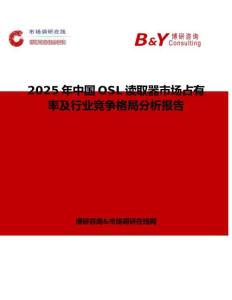 2025年中國OSL讀取器市場占有率及行業競爭格局分析報告