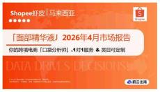 「面部精华液」2026年4月市场报告 Shopee虾皮 马来西亚