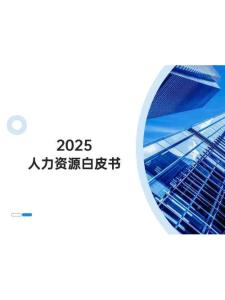2025人力資源白皮書