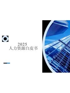 2025人力資源白皮書