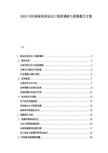 2025-2030南亞紡織業出口現狀調研與質量提升方案