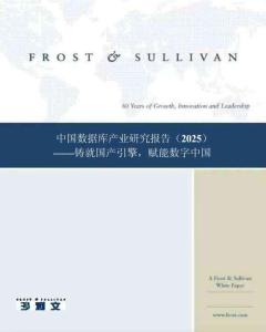 2025年中国数据库产业研究报告——铸就国产引擎，赋能数字中国-沙利文