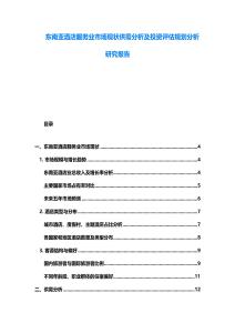 東南亞酒店服務業市場現狀供需分析及投資評估規劃分析研究報告